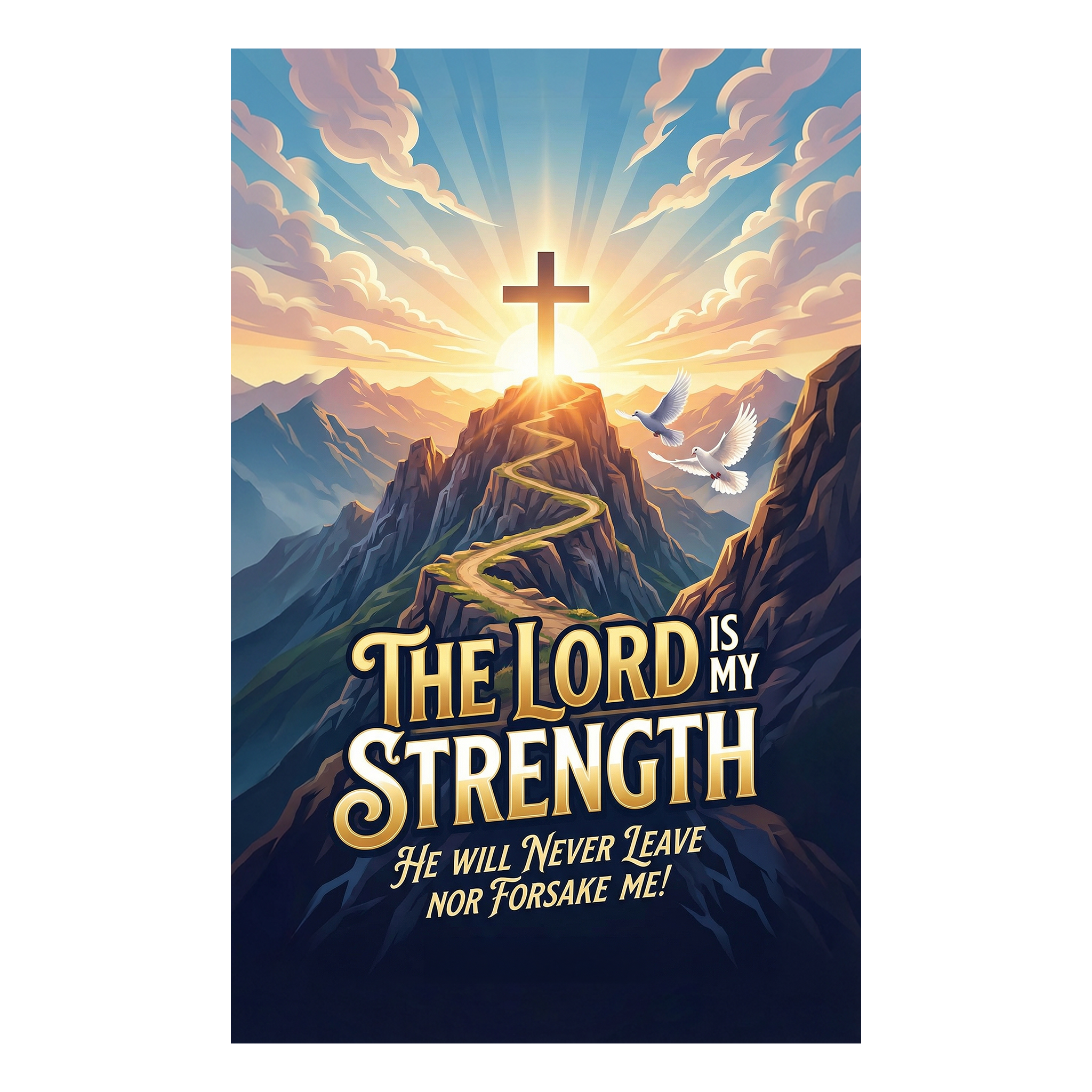 The Lord Is My Strength (4 Designs Available)