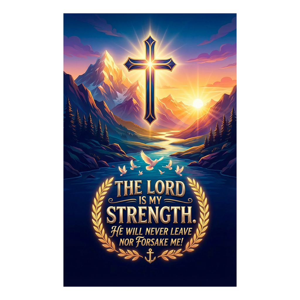 The Lord Is My Strength (4 Designs Available)