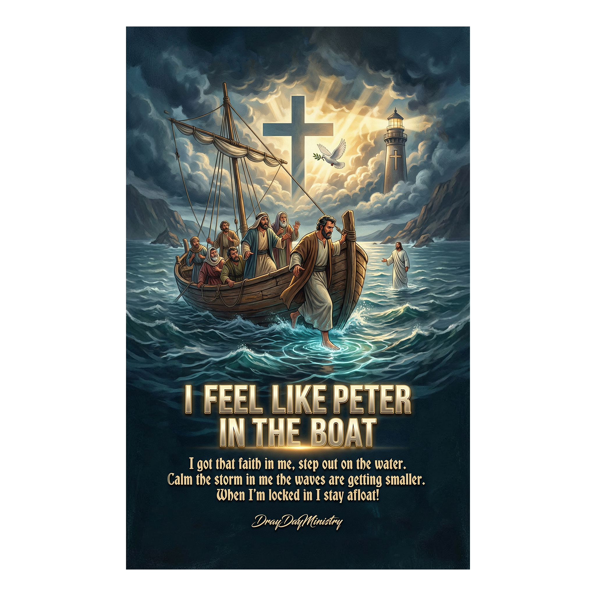 Peter In the Boat (4 Designs Available)