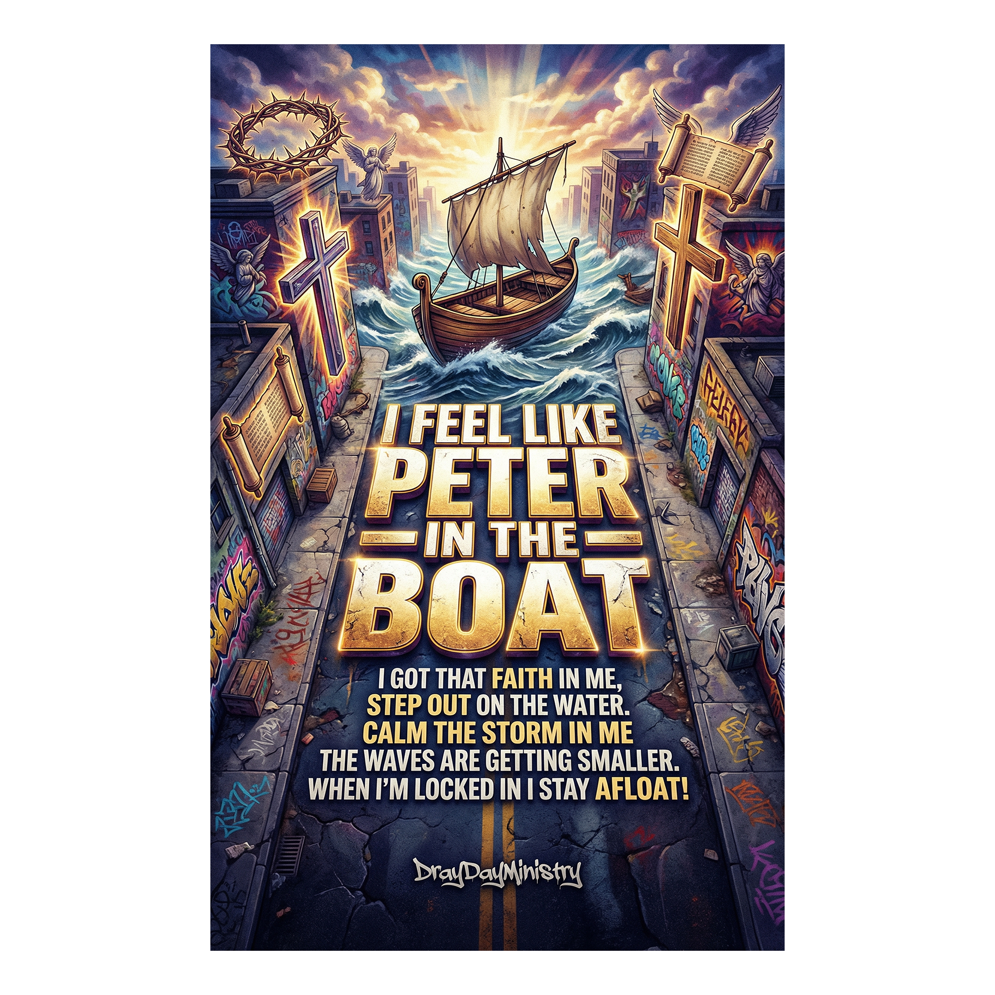 Peter In the Boat (4 Designs Available)