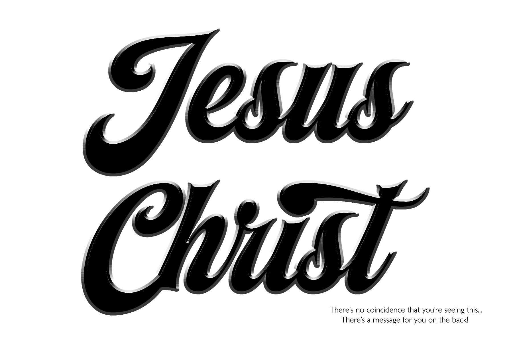 Jesus Christ (More Colors Available)